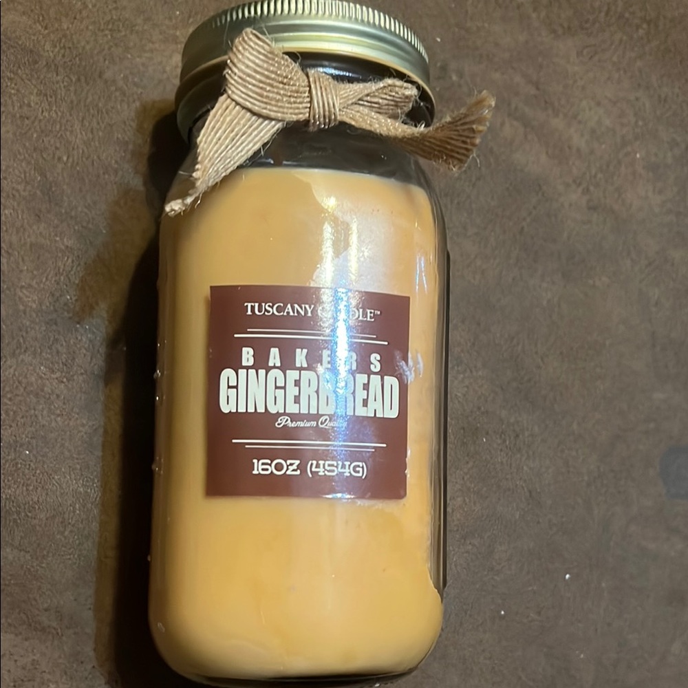 Tuscany Candle Gingerbread Scented Jar Candle